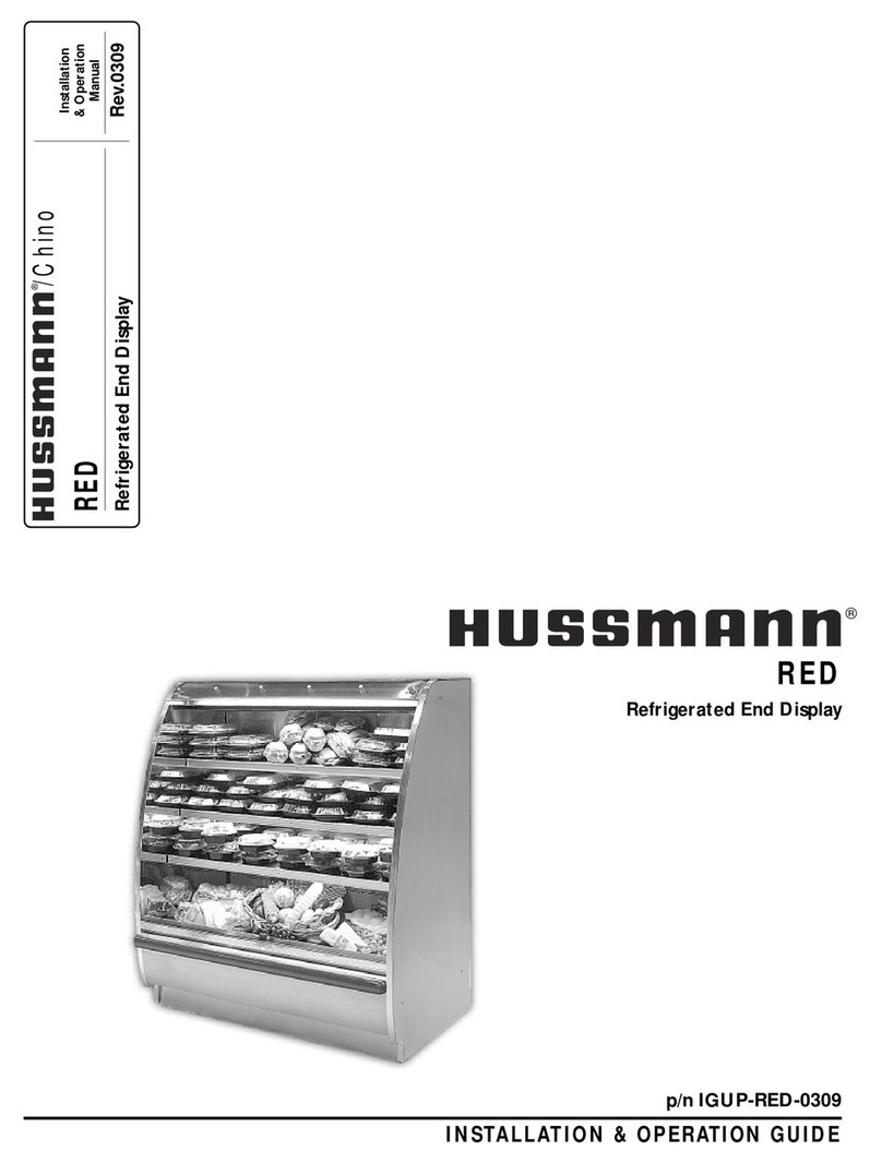 Hussmann RED Operating instructions Hussmann RED Operating instructions