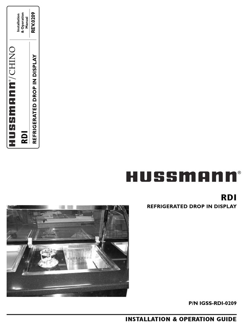 Hussmann RDI Operating instructions Hussmann RDI Operating instructions