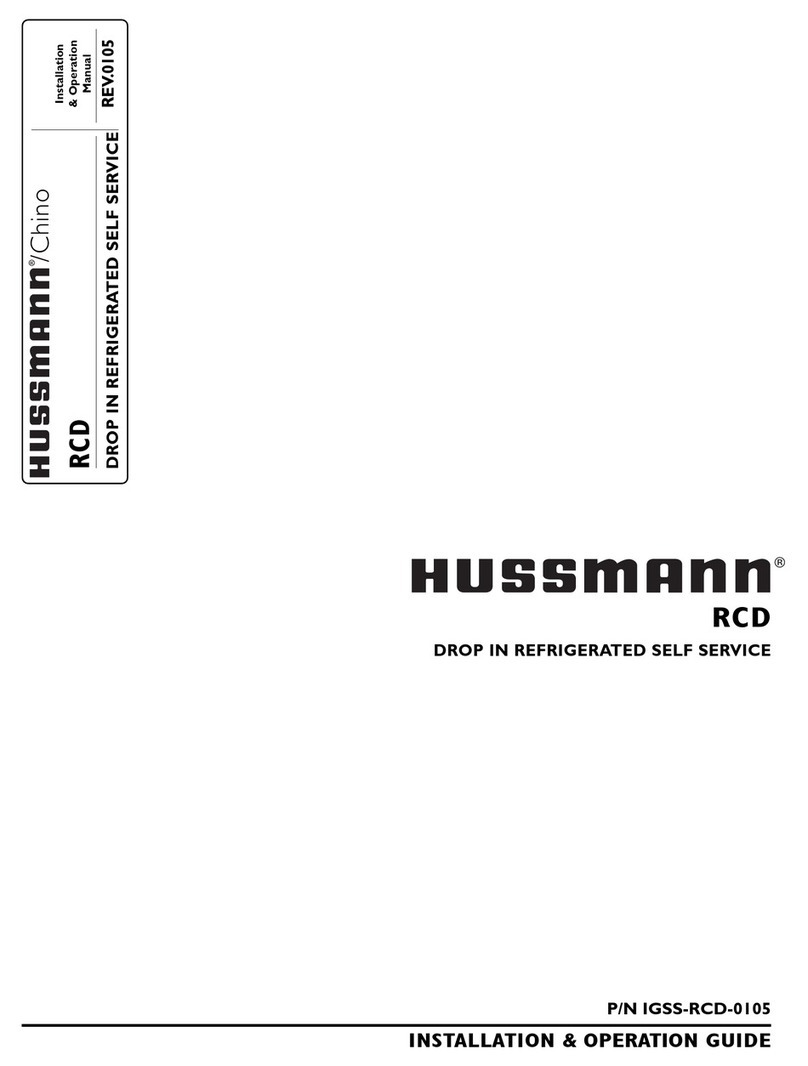 Hussmann RCD Operating instructions Hussmann RCD Operating instructions