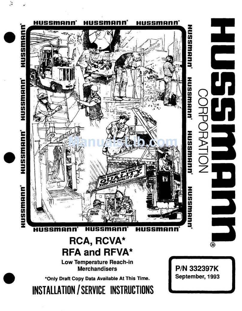 Hussmann RCA User manual