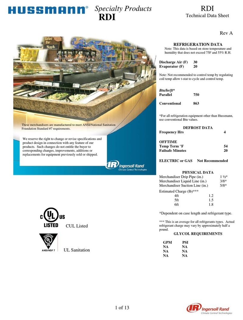Hussmann RDI Instruction Manual