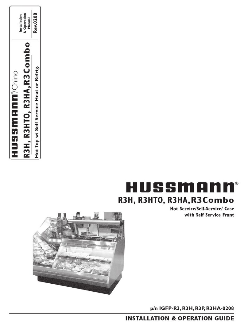 Hussmann Specialty Products R3H Operating instructions