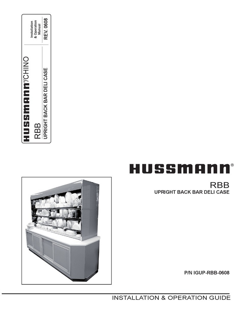 Hussmann RBB Operating instructions