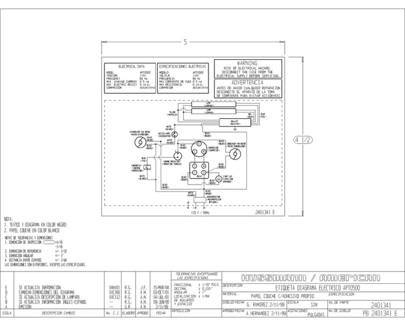Hussmann APT0500 Quick start guide