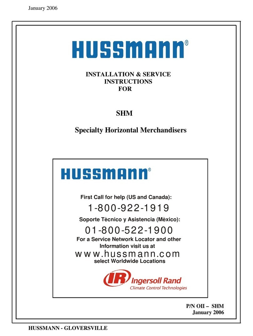 Hussmann SHM-4 Quick guide Hussmann SHM-4 Quick guide