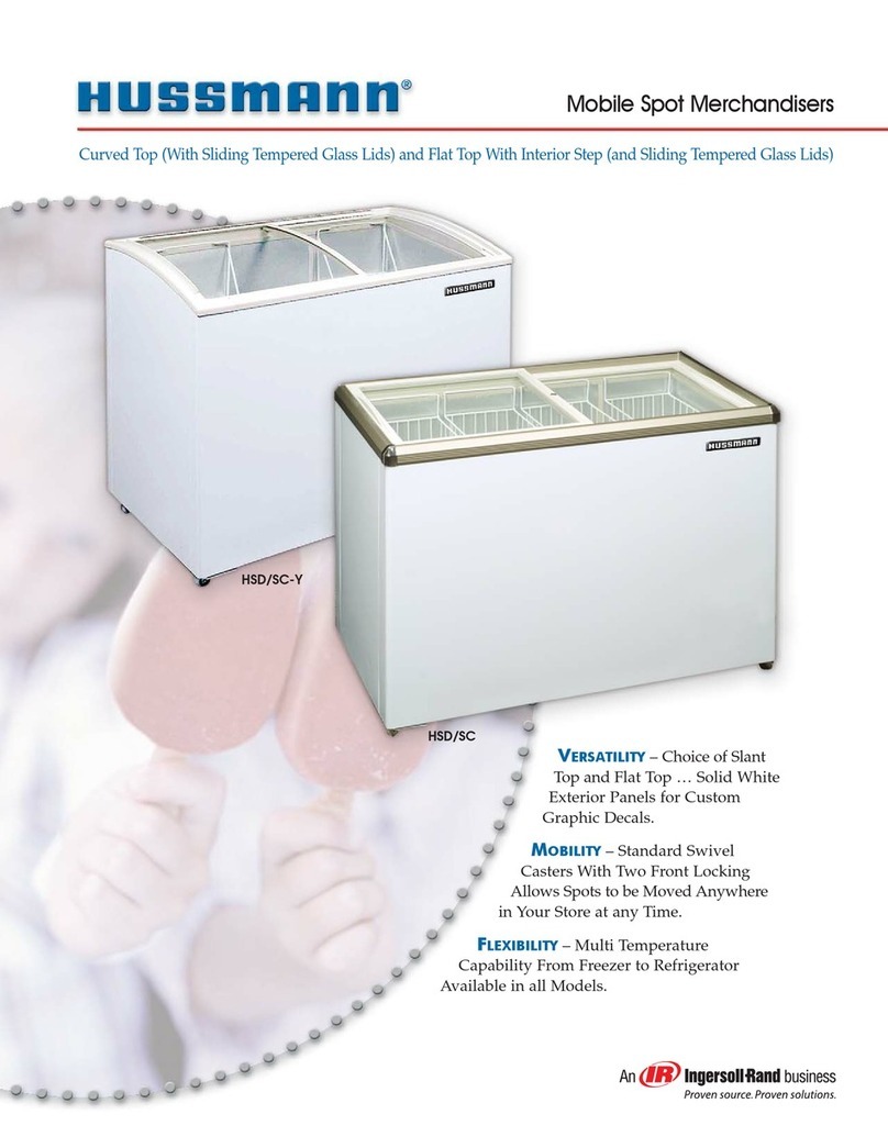 Hussmann HSD/SC-190Y Specifications