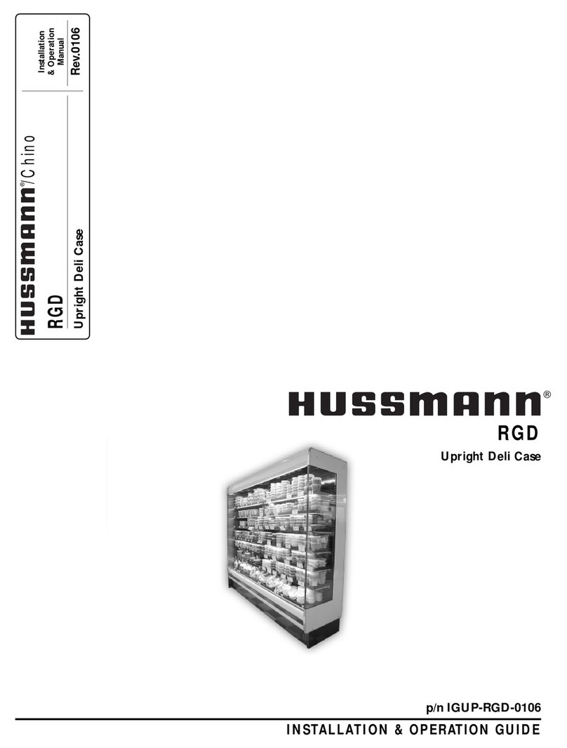 Hussmann RGD Operating instructions Hussmann RGD Operating instructions