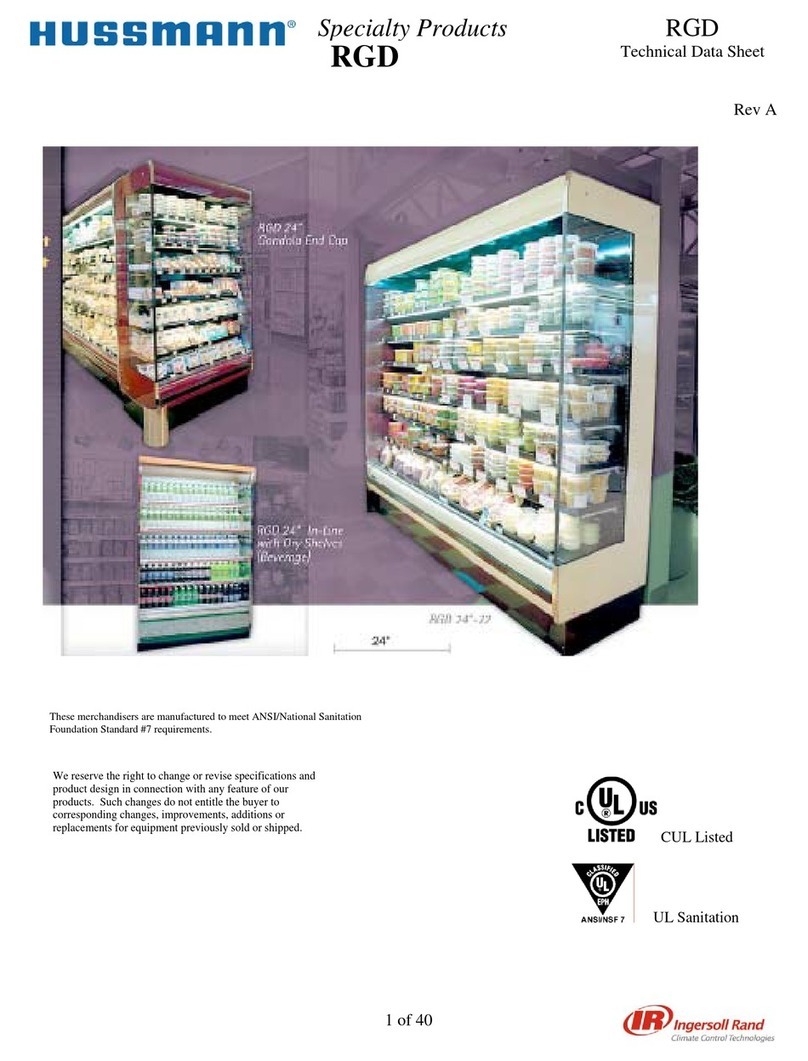 Hussmann RGD Instruction Manual