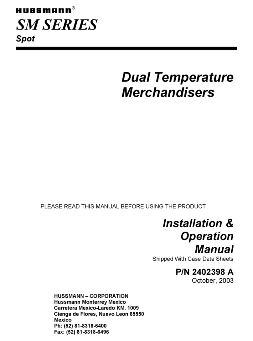 Hussmann SM Operation manual