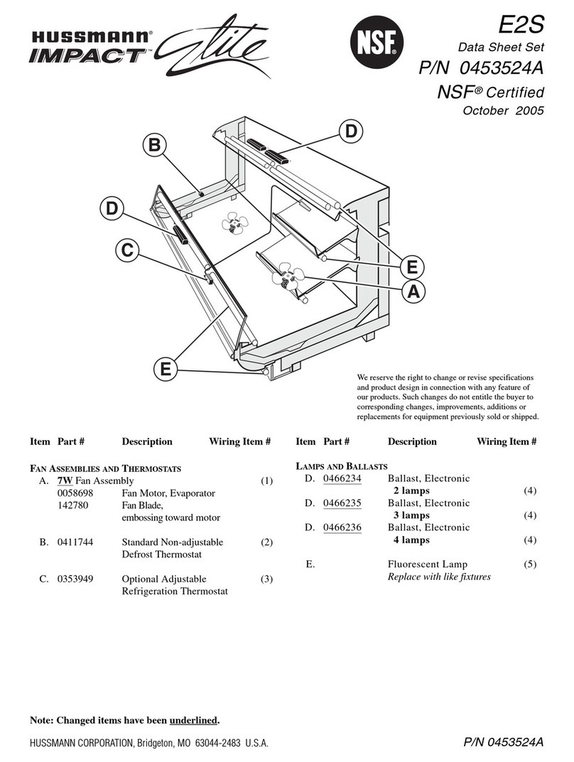Hussmann IMPACT Elite E2S User manual
