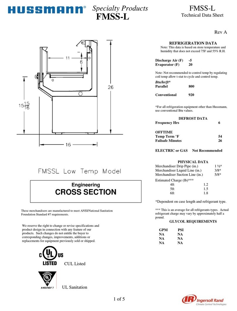 Hussmann FMSS-L Instruction Manual Hussmann FMSS-L Instruction Manual