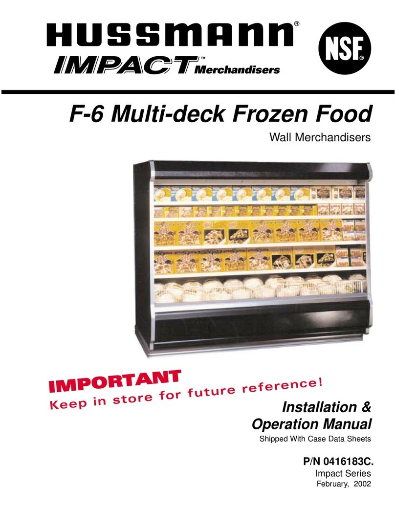 Hussmann Impact F6 User manual