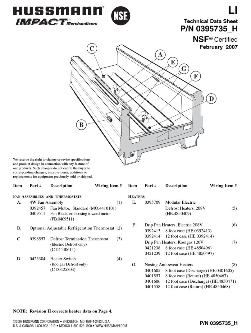 Hussmann LI Instruction Manual