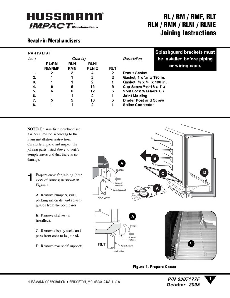 Hussmann IMPACT RL User manual
