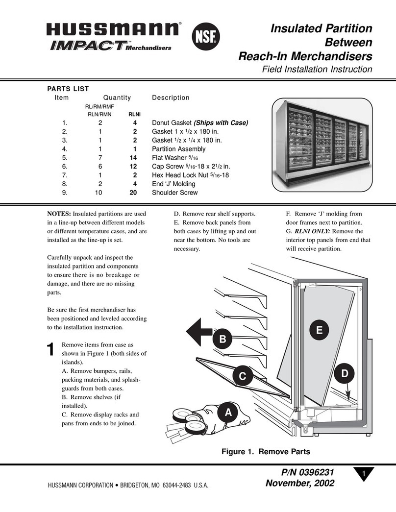 Hussmann IMPACT RL User manual