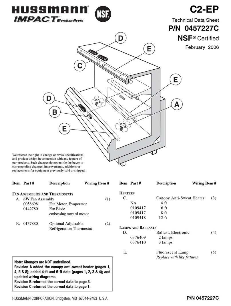 Hussmann Impact C2-EP Instruction Manual Hussmann Impact C2-EP Instruction Manual