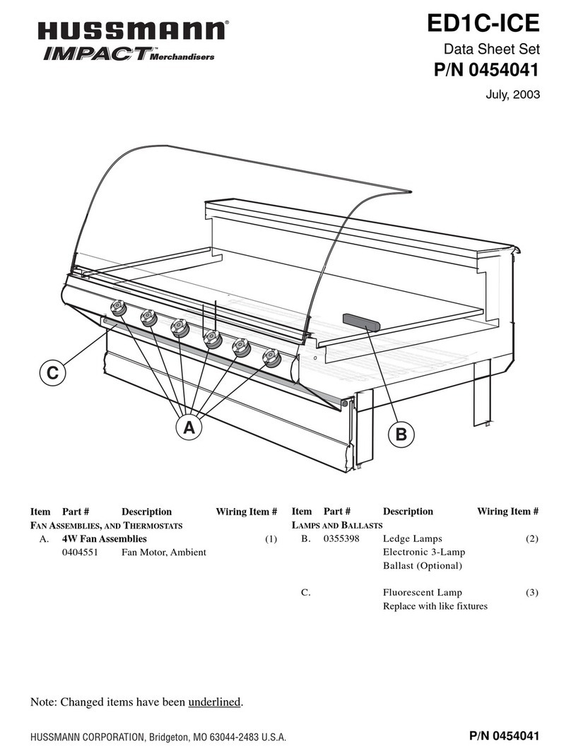 Hussmann IMPACT ED1C-ICE datasheet