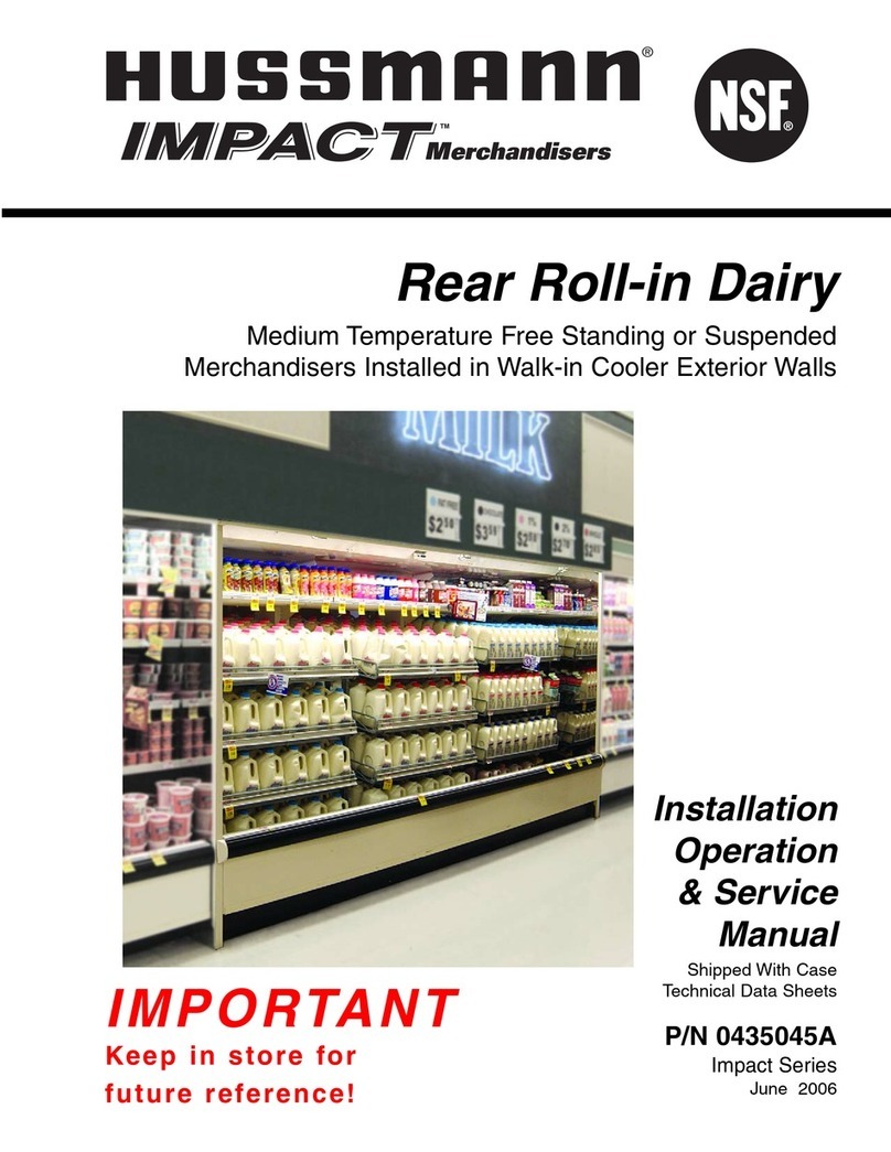 Hussmann IMPACT D5RRI Operation manual