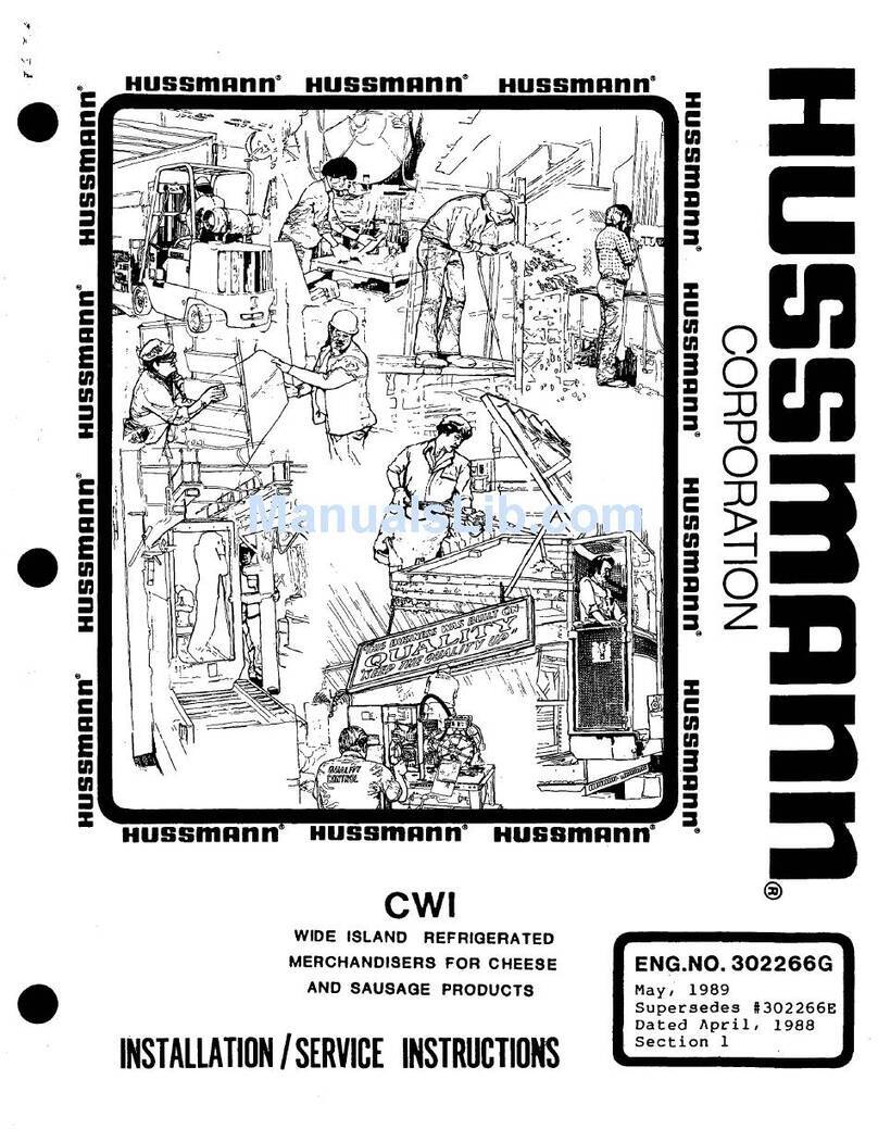Hussmann CWI-6 Quick guide
