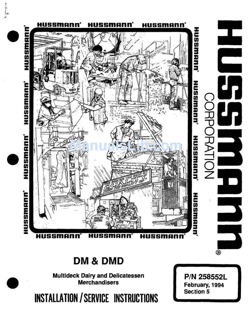 Hussmann DM User manual Hussmann DM User manual