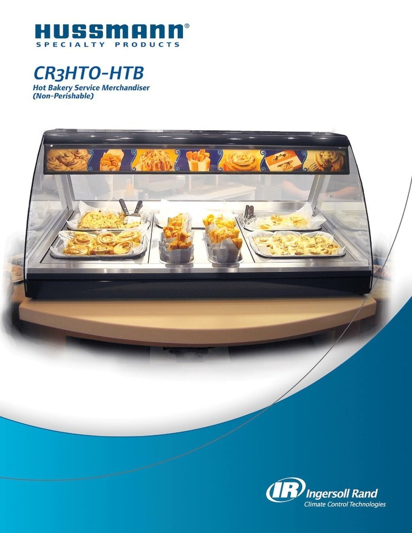 Hussmann Specialty Products CR3HTO-HTB User manual Hussmann Specialty Products CR3HTO-HTB User manual