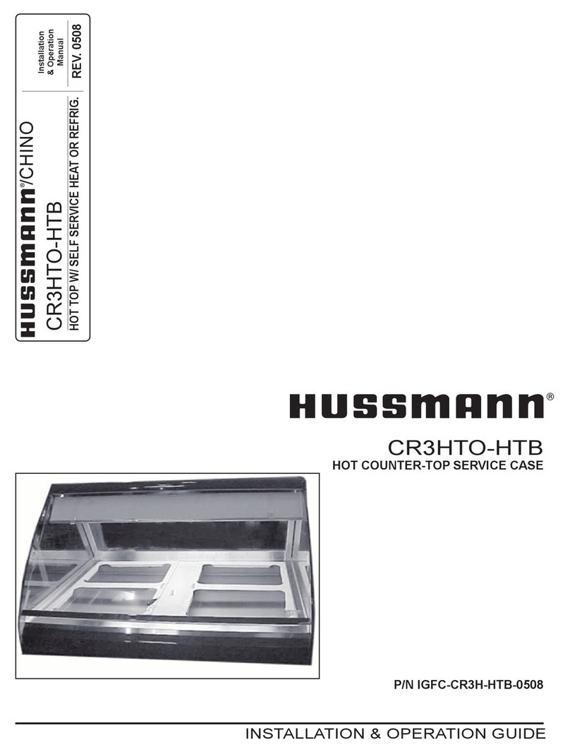 Hussmann Specialty Products CR3HTO-HTB Operating instructions Hussmann Specialty Products CR3HTO-HTB Operating instructions