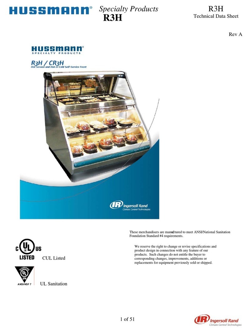 Hussmann Specialty Products CR3-H Instruction Manual