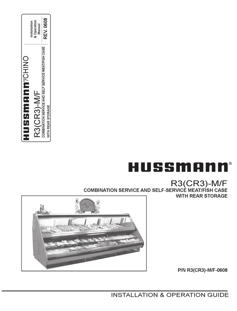 Hussmann CR3-F Installation and operation guide