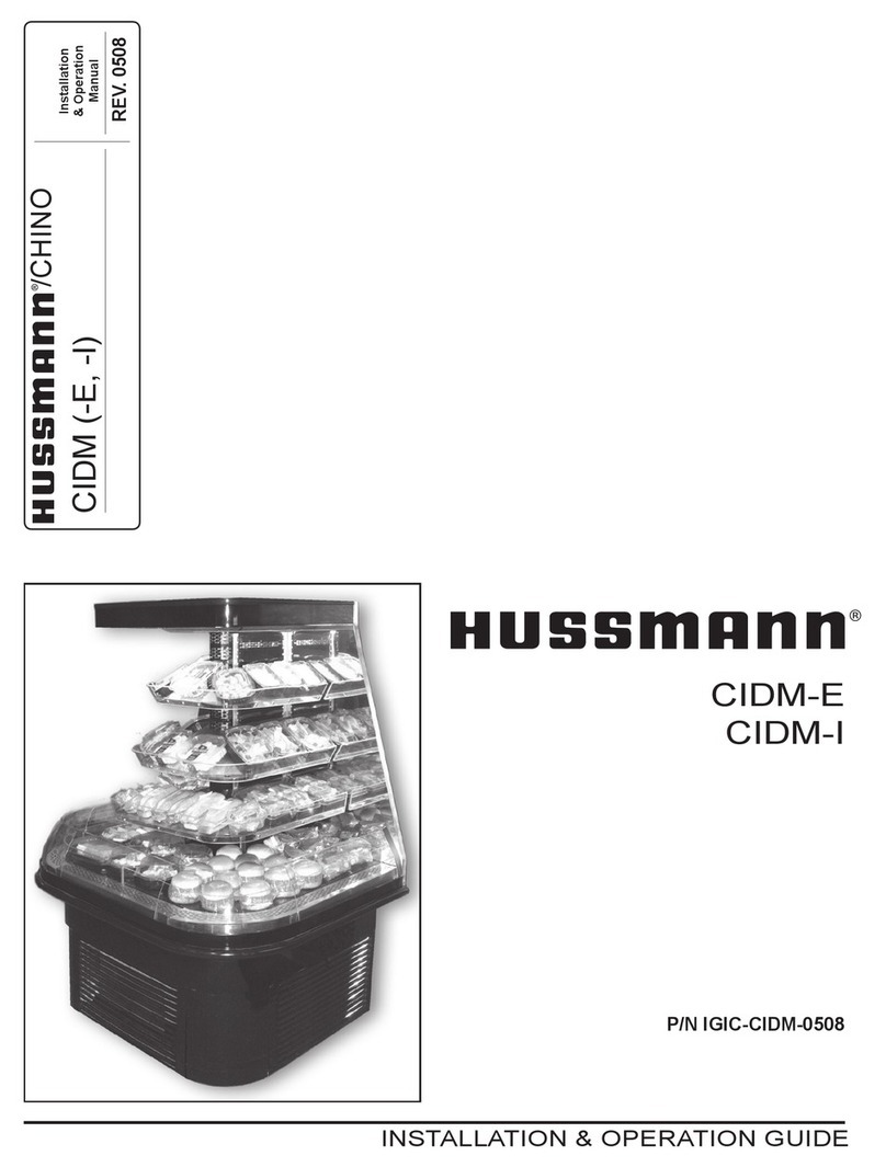 Hussmann CIDM-I Operating instructions