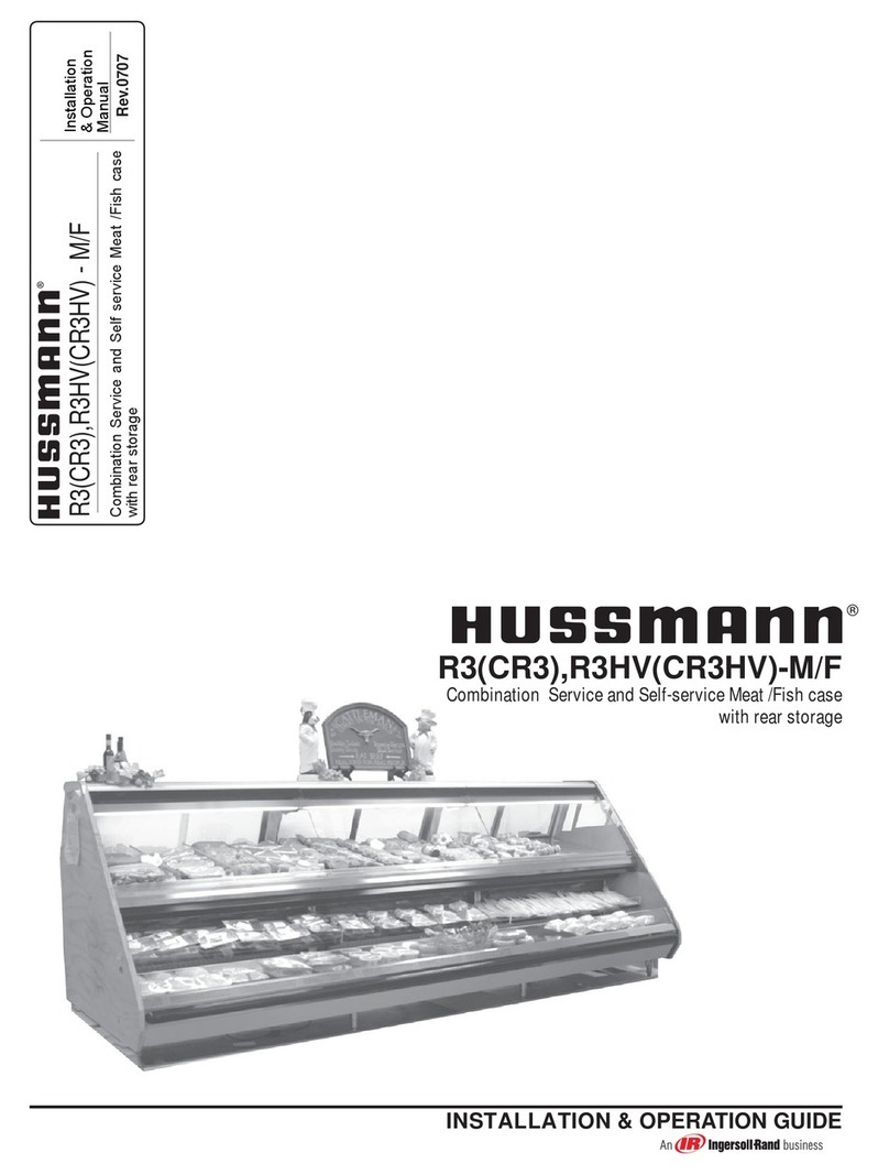 Hussmann CR3-F Operating instructions