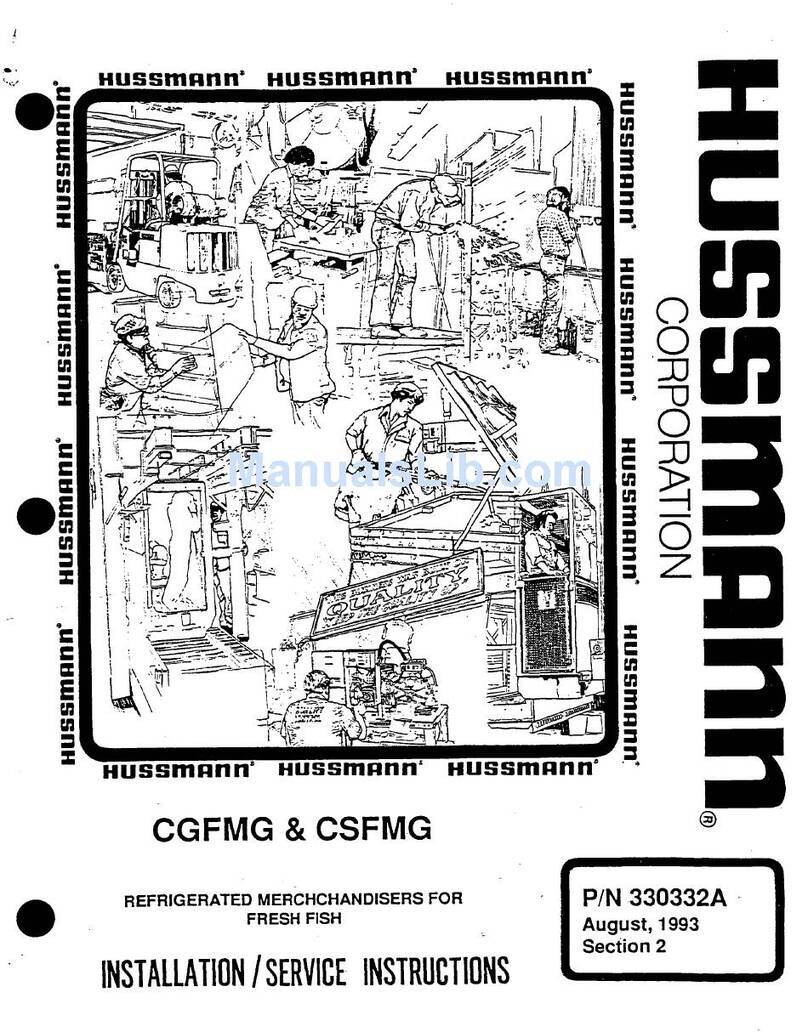 Hussmann CGFMG User manual