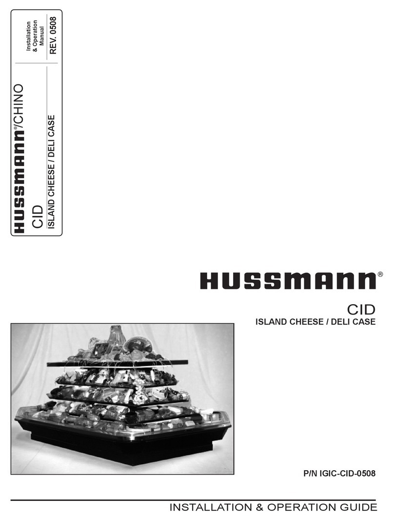 Hussmann CID Operating instructions