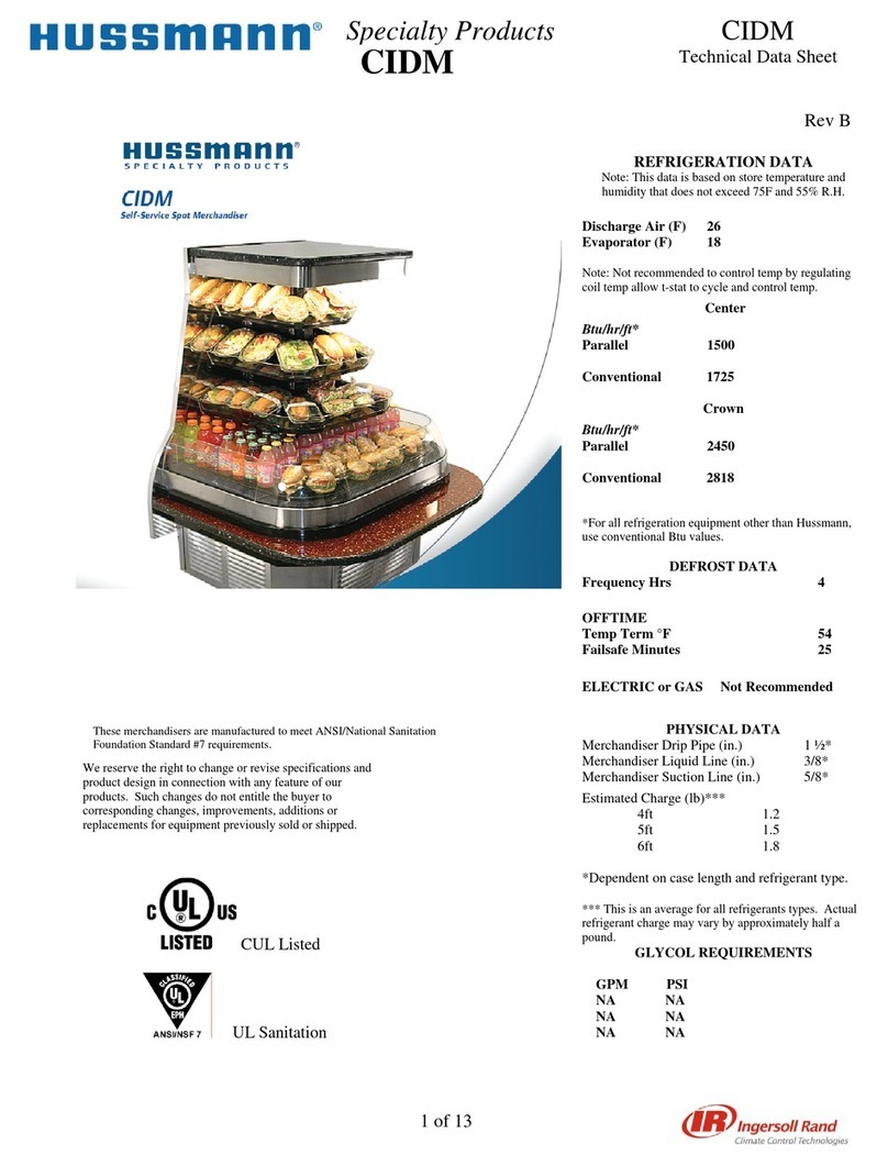 Hussmann CIDM Instruction Manual