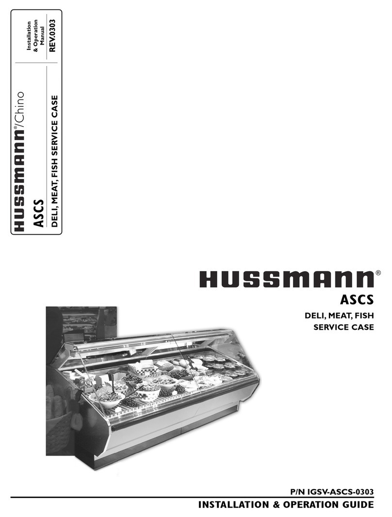 Hussmann ASCS Operating instructions Hussmann ASCS Operating instructions