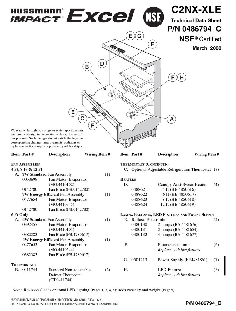 Hussmann Impact C2-XLE Instruction Manual Hussmann Impact C2-XLE Instruction Manual