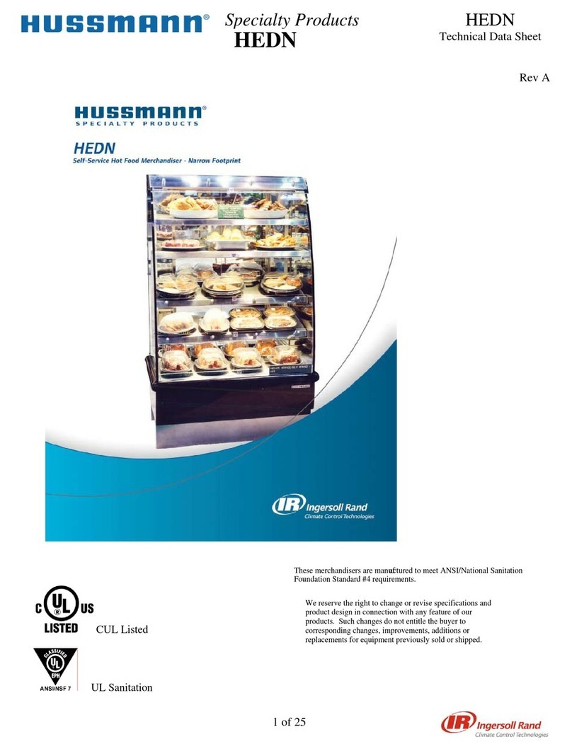Hussmann HEDN Instruction Manual