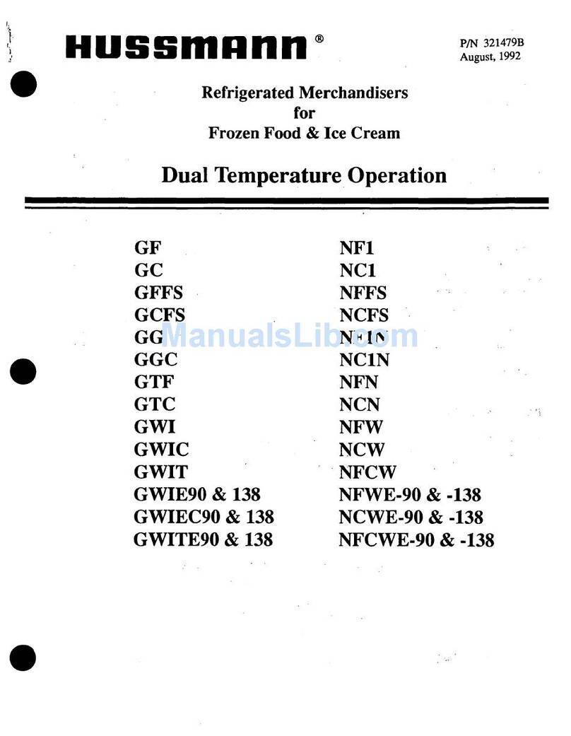 Hussmann GC User manual