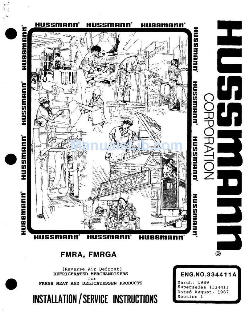 Hussmann FMRA User manual