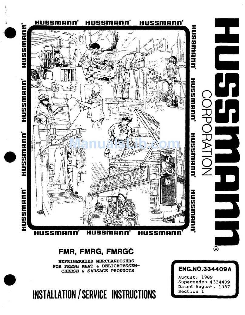 Hussmann FMR User manual