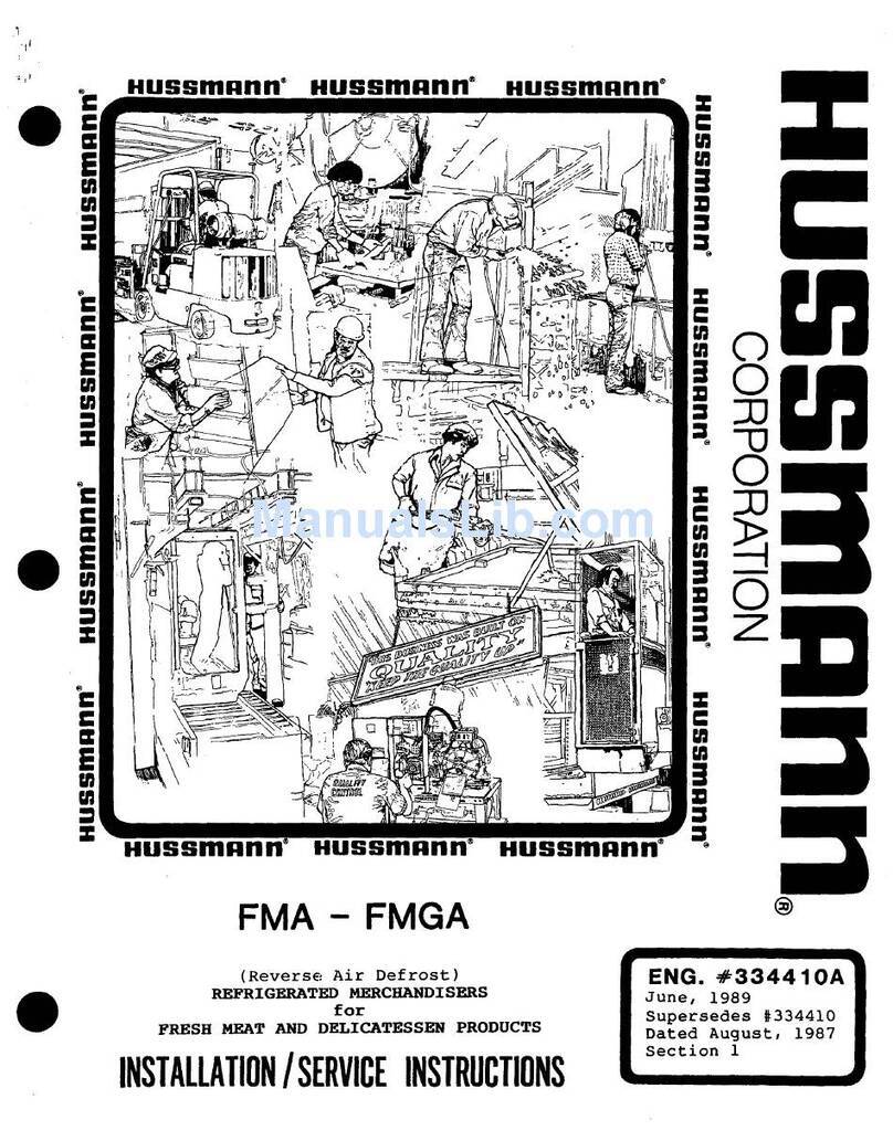 Hussmann FMA User manual