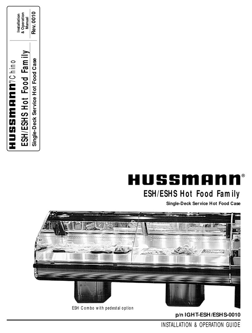 Hussmann ESH Operating instructions