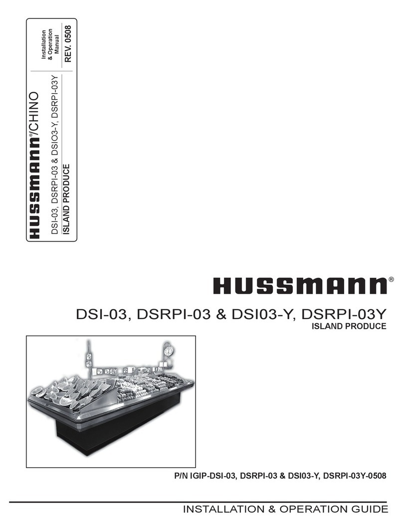 Hussmann DSIO3-Y Operating instructions Hussmann DSIO3-Y Operating instructions