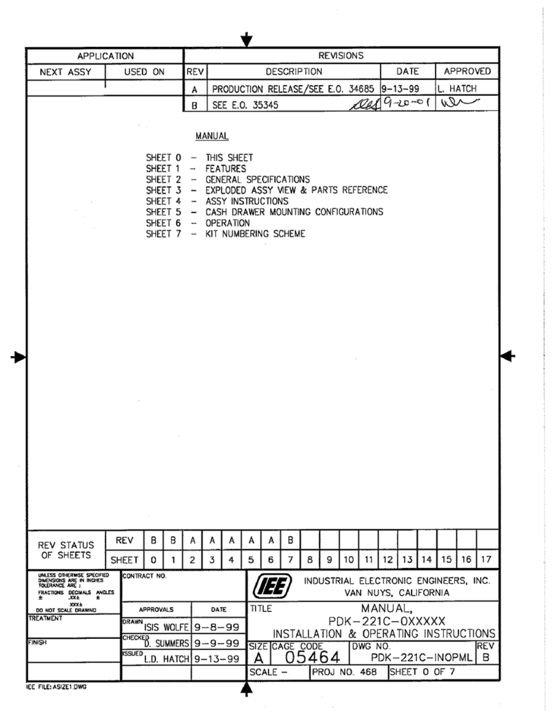 IEE PDK-221C Series User manual