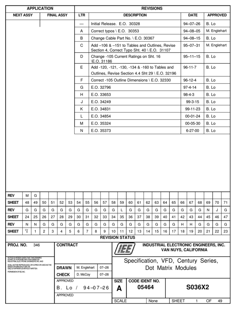IEE 036X2-121-11120 reference guide