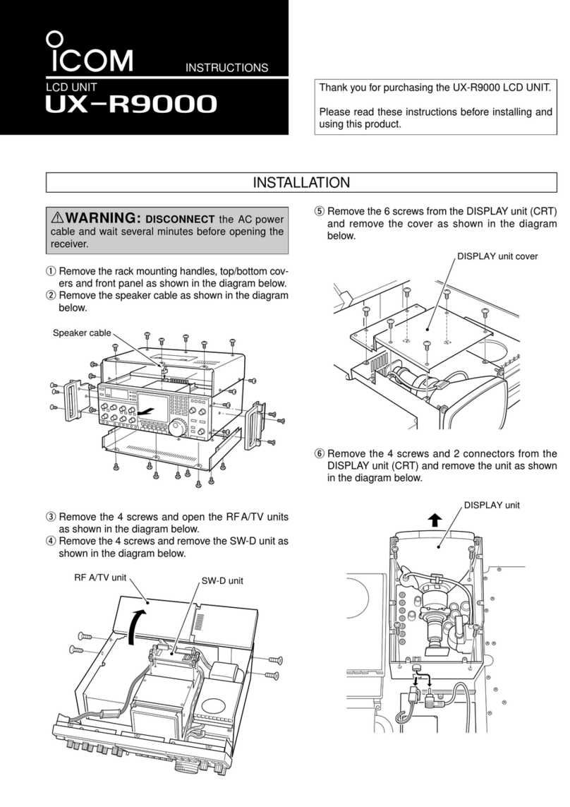 Icom UX-R9000 User manual