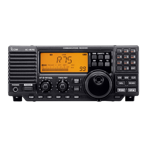 Icom IC-R75 instruction manual