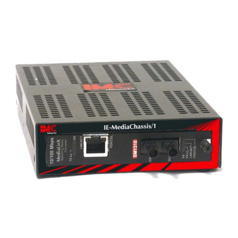 IMC Networks IE-MediaChassis/1-DC User manual