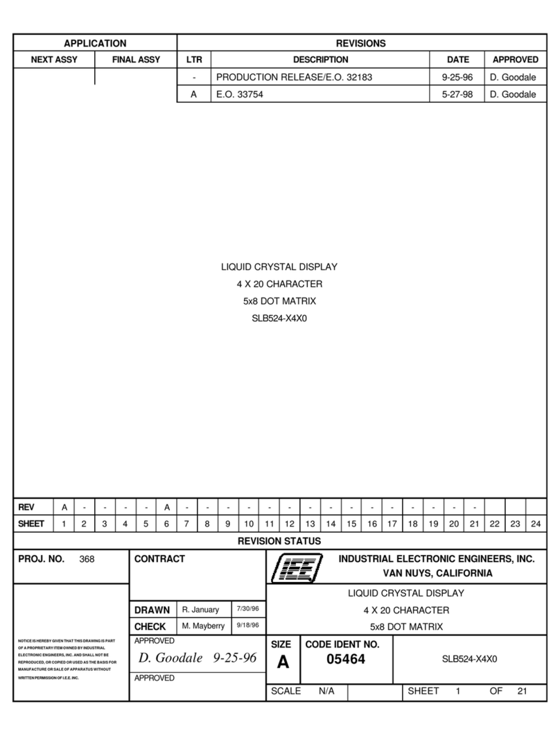 IEE SLB524-X4X0 reference guide
