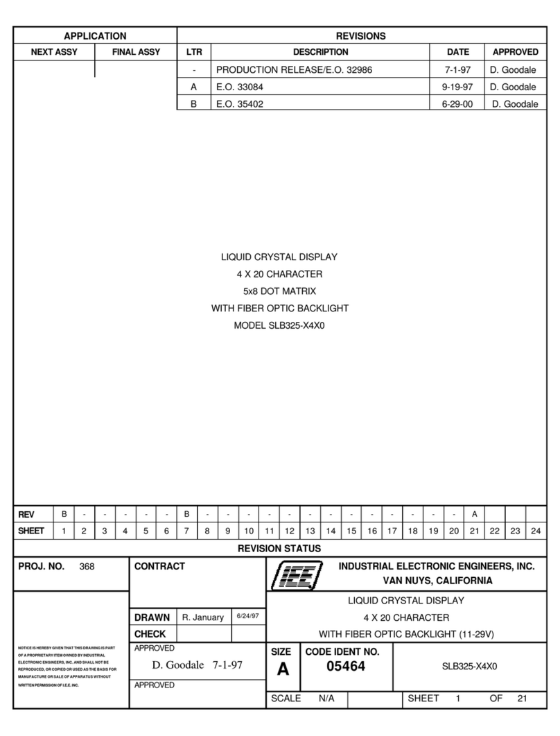 IEE SLB325-X4X0 reference guide