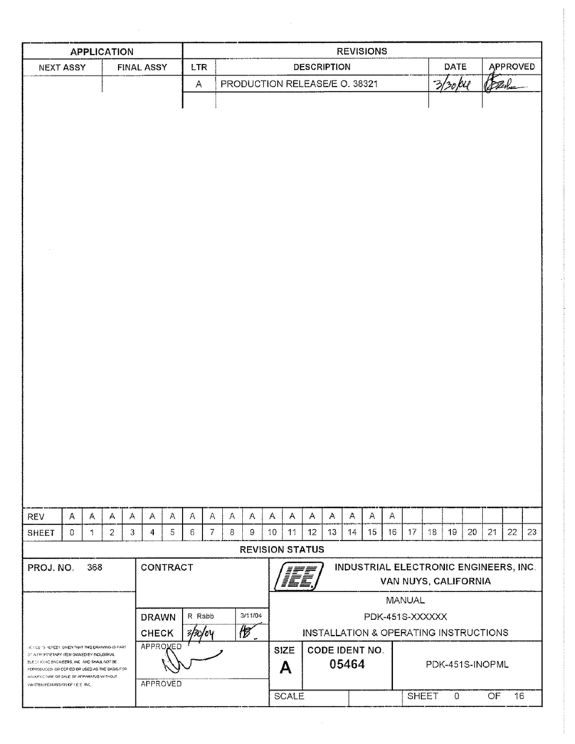 IEE PDK 451S-0WC06M User manual